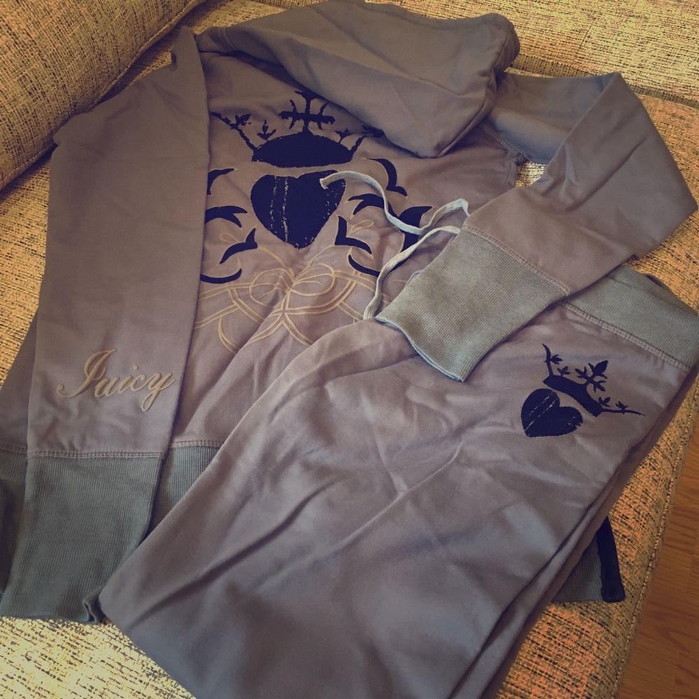 Juicy Couture Tracksuit Gray M NWT